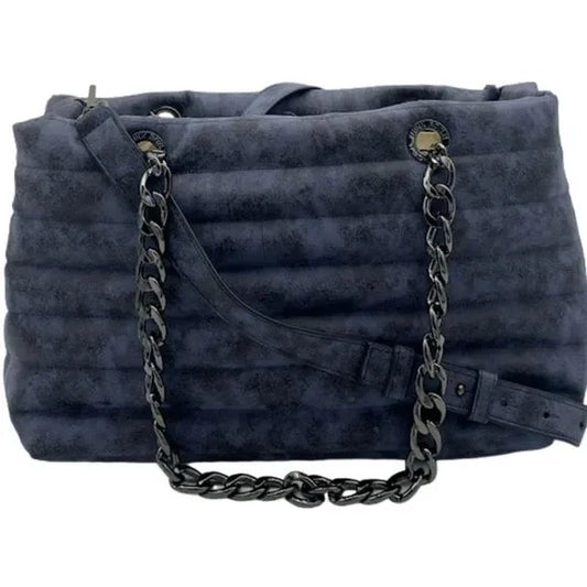 Think Royln "The Windsor" Shopping tote in Distressed Navy