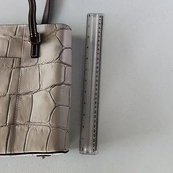 Dooney & Bourke Lexington Small Bag in Taupe Croco