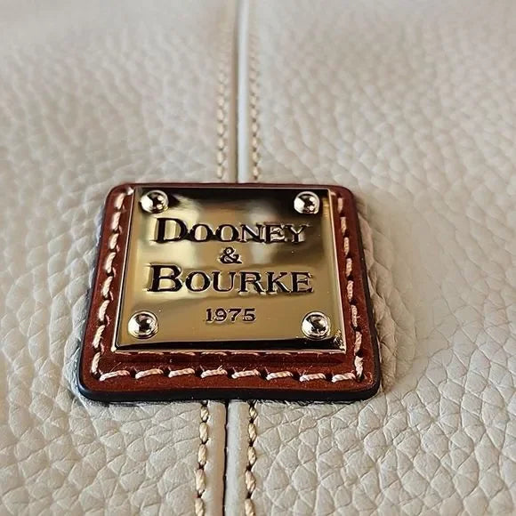 Dooney & Bourke Pebble Leather Sophie Hobo in Bone